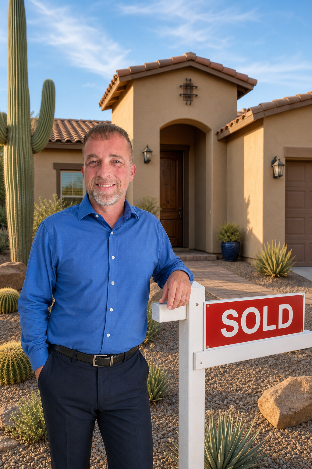 Cory representing the sale of a distinctive Arizona or Florida home